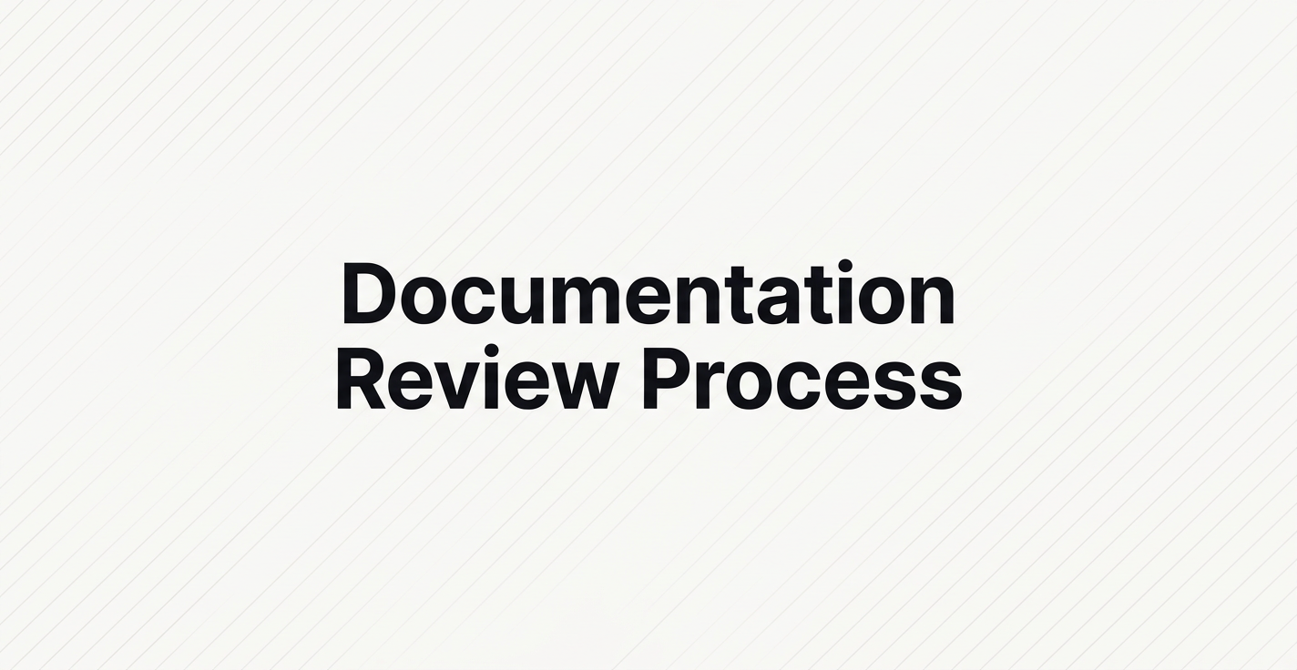 Documentation Review Process: A Step-by-Step Guide