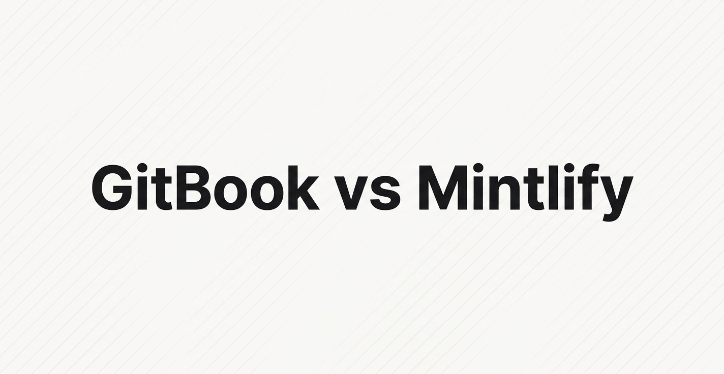 GitBook vs Mintlify: Which Docs Platform (2026)