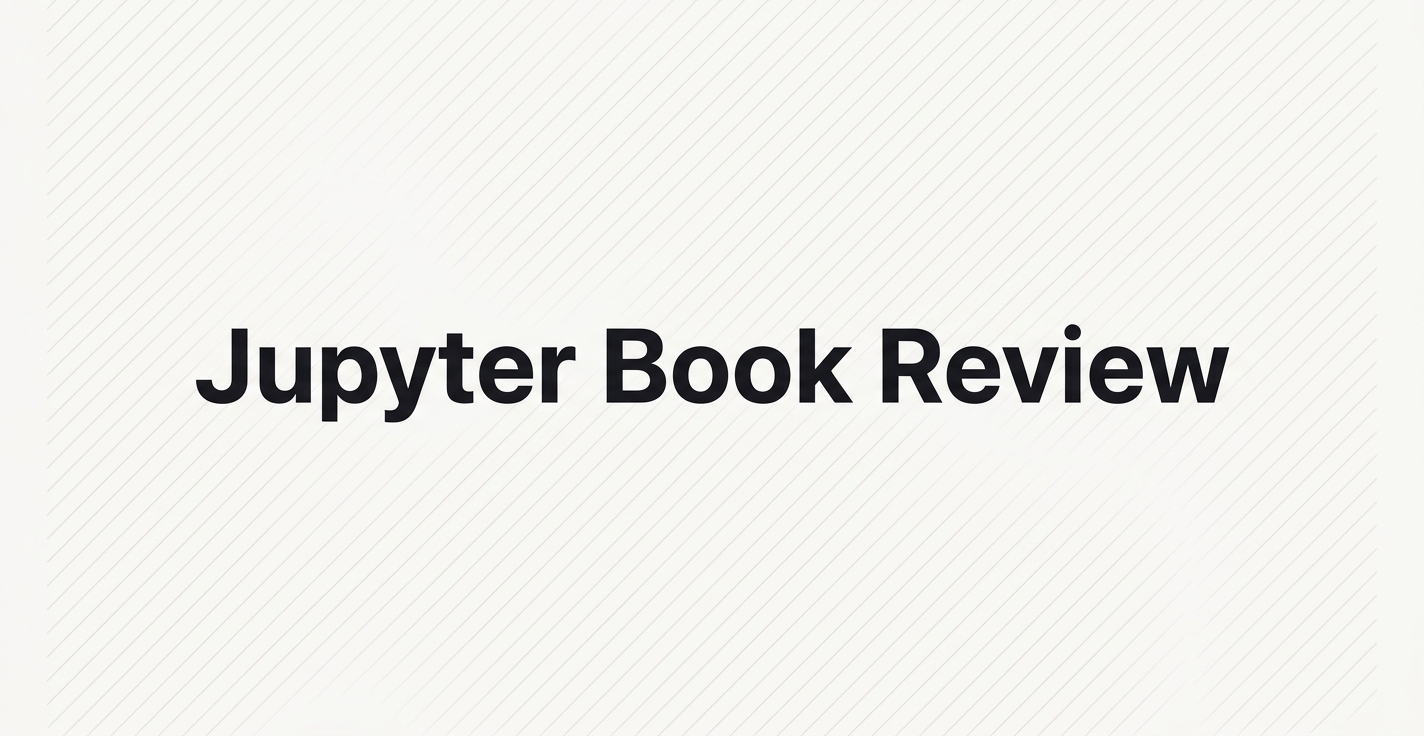 Jupyter Book Review 2026: Docs From Notebooks