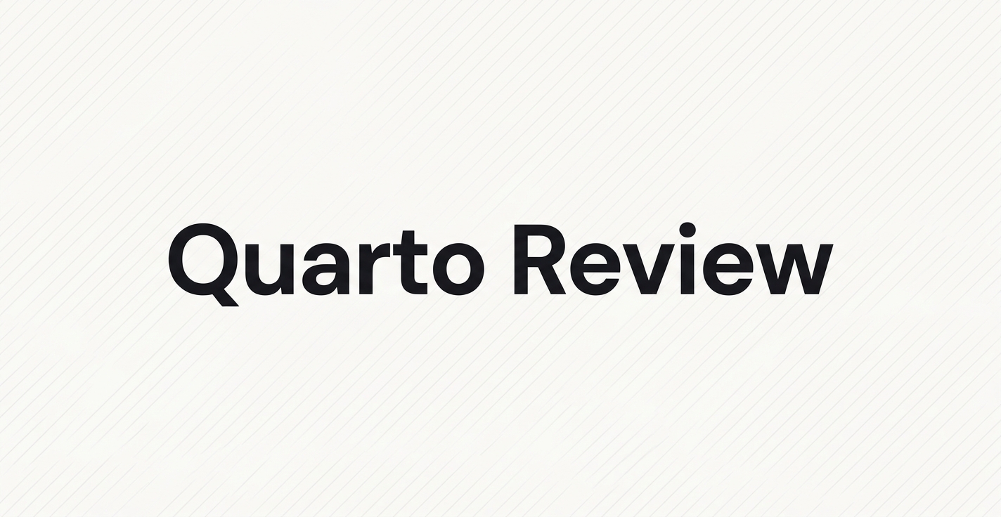 Quarto Review 2026: Scientific Docs Publishing